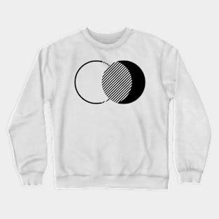 Moon Phases Design Crewneck Sweatshirt